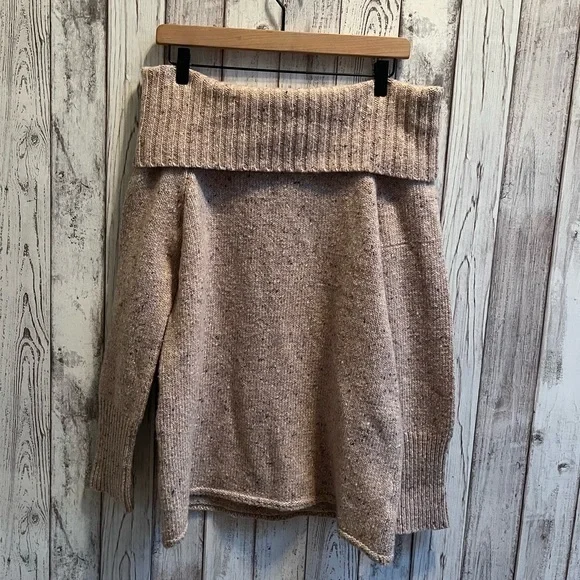 Rebecca Minkoff Cream Cowl Neck Sweater - Picture 1 of 5